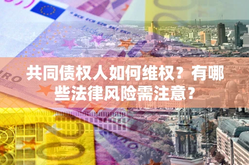 武汉共同债权人如何维权？有哪些法律风险需注意？