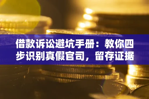 武汉借款诉讼避坑手册：教你四步识别真假官司，留存证据不踩雷