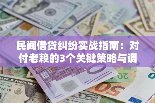 武汉民间借贷纠纷实战指南：对付老赖的3个关键策略与调解盲区解析